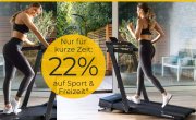 22% Rabatt auf das Sport & Freizeit-Sortiment bei Baur
