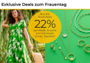 22% Rabatt auf Mode, Schuhe, Schmuck, Uhren, Taschen & Accessoires f&uuml;r Damen bei Baur