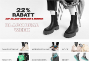 22% Rabatt auf Mode, Schuhe, Taschen und Accessoires f&uuml;r Damen und Herren bei Mirapodo