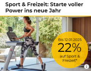 22% Rabatt auf Sport & Freizeit bei Baur