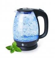 2200 Watt Glas Wasserkocher 1,7 Liter Blaue LED Beleuchtung Teekocher