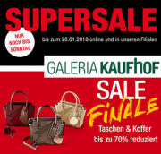Taschen & Koffer im Sale bei Galeria Kaufhof mit bis zu 70% Rabatt!