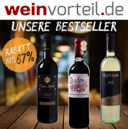 NUR HEUTE: Bis zu 67% Rabatt auf Bestsellerweine bei Weinvorteil!