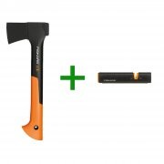 Universal Axt f&uuml;r richtige M&auml;nner inkl. Messersch&auml;rfer von Fiskars 29,99