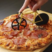 Pizzaschneider im Fahrraddesign