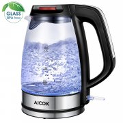 Aicok Glas Wasserkocher 1.7L 2200 W mit LED Licht f&uuml;r 20,99&euro;