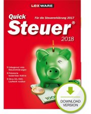 Lexware QuickSteuer 2018 Steuererkl&auml;rung 2017 Download Win, Deutsch