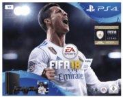SONY PlayStation 4 1TB Schwarz + FIFA 18 + 2. DualShock4 Controller + PS Plus 14 Tage