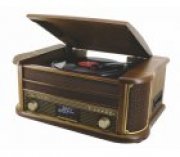 Soundmaster NR513DAB - Nostalgie Musikcenter mit Bluetooth,DAB,MP3, Plattenspieler f&uuml;r 149&euro;