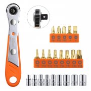 23 tlg. Ratschenschl&uuml;ssel-Set von Tacklife f&uuml;r 10,99&euro; statt 14.99&euro;