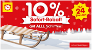  10% Rabatt auf alle Schlitten bei Netto