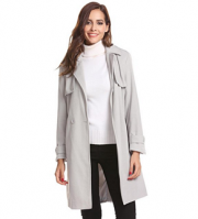 Eleganter Chigant Damen-Trenchcoat f&uuml;r die &Uuml;bergangszeit in verschiedenen Farben schon ab 41,00 &euro;