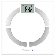 Medisana connect K&ouml;rperanalysewaage BS 444 bis 180 kg + VitaDock+ App in Wei&szlig; f&uuml;r 18,74 Euro