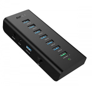 USB 3.0 Hub mit 6 Datenports und 1 Ladeport von Aukey mit Gutscheincode nur 18,99 Euro