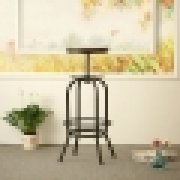 H&ouml;henverstellbarer iKayaa Metalhocker im Industrie Look f&uuml;r 30,04&euro; statt 60&euro;