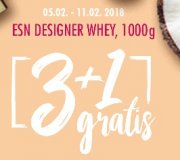 Fitmart 3 + 1 gratis ESN Designer Whey