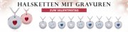 Halskette mit Gravur f&uuml;r den Valentinstag - tolle &Uuml;berraschung!