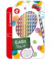 Ergonomischer Buntstift - STABILO EASYcolors - 12er Pack mit Spitzer nur 8,28 &euro;