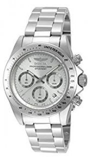 Invicta Unisex-Uhr Chronograph Quarz mit Edelstahlarmband bei@amazon - 80&euro;