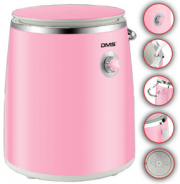 DMS CWM-380P Campingwaschmaschine in Rosa mit Schleuder f&uuml;r 3,5 kg W&auml;sche nur 59,90 Euro