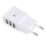 2A 3 USB Ports Travel Charger Adapter - EU PLUG WHITE f&uuml;r 2,18&euro;
