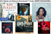 23% Rabatt auf alle H&ouml;rbuch-Downloads bei Thalia