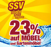23% Rabatt auf ausgesuchte M&ouml;bel und Gartenm&ouml;bel bei POCO