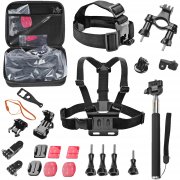  23-teilige Outdoor Zubeh&ouml;rset f&uuml;r Rollei & GoPro ActionCam Freunde nur 15,50&euro;