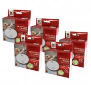 Denkt an die Rauchmelder Pflicht! 5er Set Feuer- und Rauchmelder mit 85dB f&uuml;r 17,99 &euro; statt 29 &euro; 