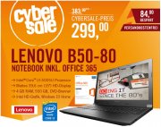 Lenovo B50-80 Notebook i3 Windows 10 + Office 365 nur 299&euro; 
