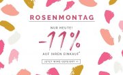 Zum Rosenmontag: 11% Rabatt bei Cecil