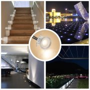 Tomshine 16 Stk. Einbau LED`s 0,6W IP67