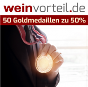 Goldmedaillentag bei Weinvorteil mit 50% Rabatt auf exklusiv pr&auml;mierte Weine