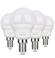 4er-Pack 5W E14 LED Lampen G45 von Albrillo in Warmwei&szlig; mit 400 Lumen nur 4,99 Euro 