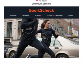 Sportscheck Lauf zum halben Preis