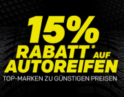 Braucht ihr neue Sommerreifen? Bei Rakuten gibts es nur f&uuml;r kurze Zeit 15% Rabatt auf Reifen & Co.