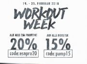 20% auf alle ESN Proteine + 15% auf alle Trainings- + Testobooster