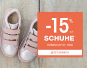 Jetzt gibts 15% Rabatt auf zauberhafte Schuhe f&uuml;r Kids bei vertbaudet, nur 2,95 Euro Versandkosten