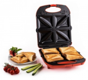 Klarstein Trinity 3in1 XXL Sandwich-Maker in Rot mit 1300 Watt nur 42,49 Euro inkl. Versand