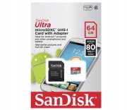 SanDisk microSDXC-Karte 64 GB Ultra f&uuml;r 17,49&euro;&nbsp;inkl. Versand