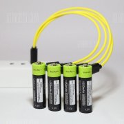 ZNTER Li-polymer AA Battery USB Charging 1.5V 1250mAh 4 St&uuml;ck