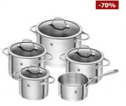 Zwilling Topf-Set Essence, 5-teilig (Edelstahl) f&uuml;r 89,99 Euro statt 142,46