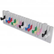 Design Wandgarderobe Klavier bunt mit Versand aus DE