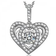Dancing Heart "Sch&ouml;ne Liebe" Damen Kette Silber 925 bei@amazon - 24,99&euro;