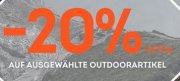 20% Rabatt auf alle Outdoor-Artikel bei Sportscheck