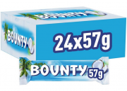 24 Riegel Bounty Schokoriegel mit Kokos und Schokolade Geschmack (24x 57g)
