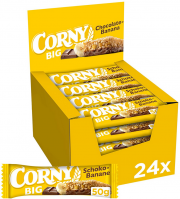 24 x 50g Corny Big Schoko-Banane - M&uuml;sliriegel mit Schokolade und Banane