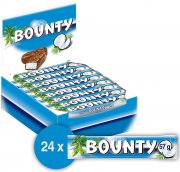 24 x 57 g Bounty Kokos Riegel mit feinster Vollmilchschokolade
