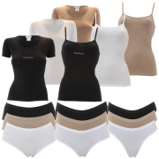 4er Pack Pierre Cardin Damen Unterhemd/Tr&auml;gerhemd oder 6er Pack Damen Slips nur 14,99 Euro