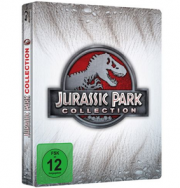 Jurassic Park Collection in der Limited Steelbook Edition (1 bis 4) als Blu-ray f&uuml;r 23,94 Euro